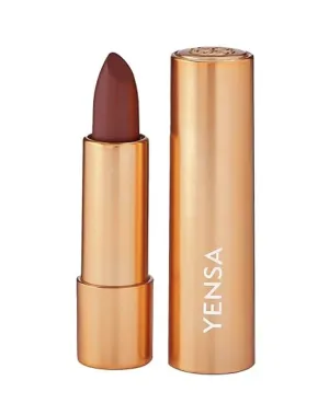YENSA Vibrant Silk Hydrating Lip Stick - Long Lasting Lipstick with Hyaluronic Acid, Vitamin E & Super Oils - High Pigment Color & Semi Glossy Finish - Moisturizing Formula - Virtue (0.12 oz)