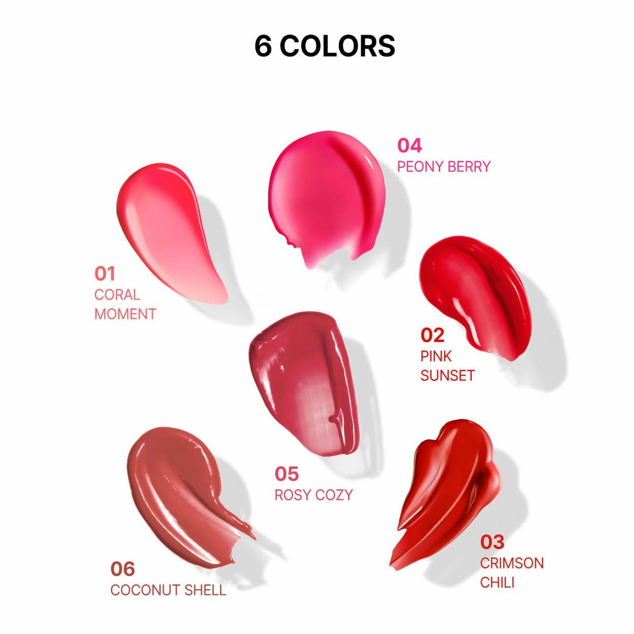 YNM Candy Gloss Balm (02 PINK SUNSET, 3g) ( 9 colors) K-beauty, Tinted, Color Lipstick Balm, Glossy, Moisture, korean, Non-Sticky and Long-lasting