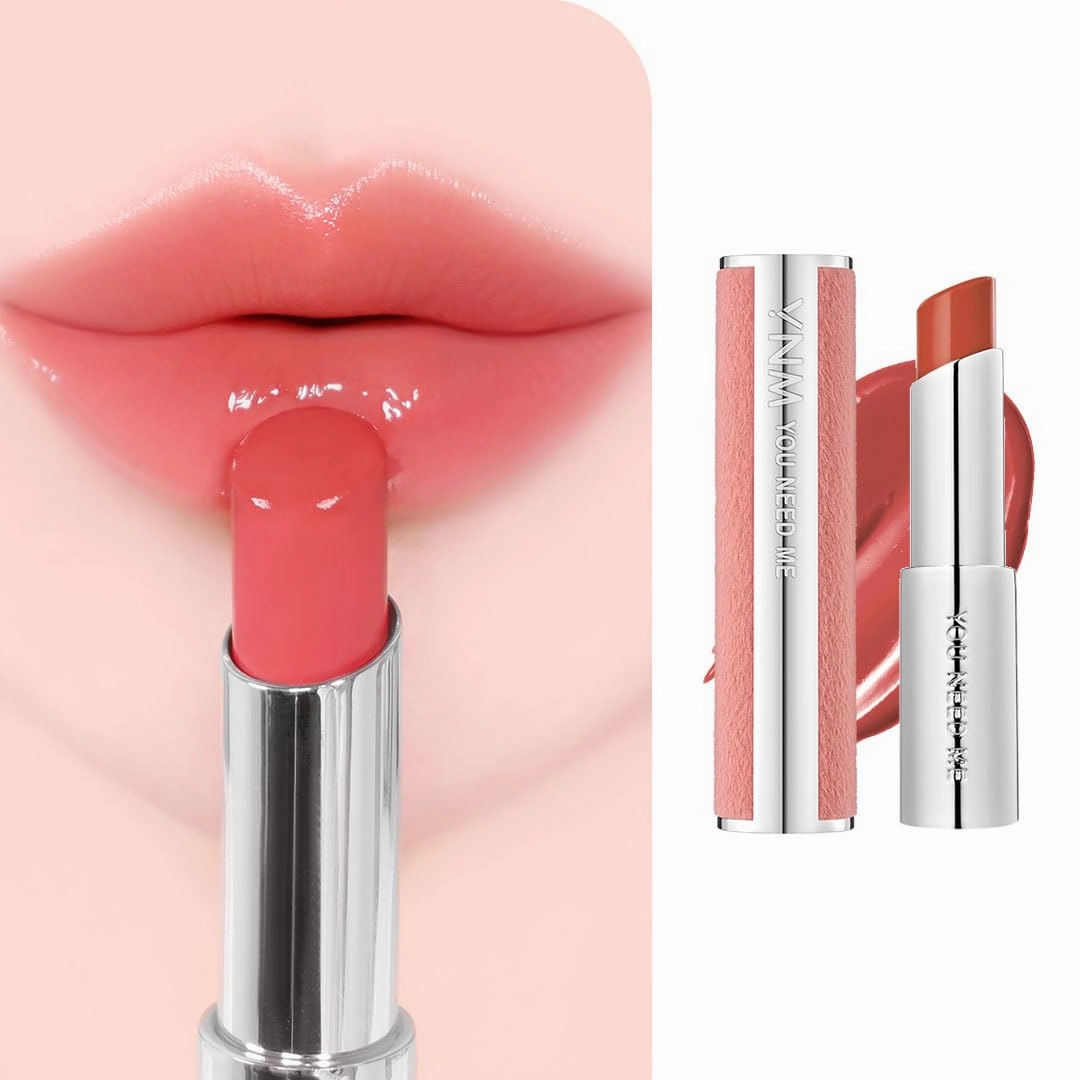 YNM Candy Gloss Balm (06 COCONUT SHELL, 3g) ( 9 colors) K-beauty, Tinted, Color Lipstick Balm, Glossy, Moisture, korean, Jelly lips, Non-Sticky and Long-lasting