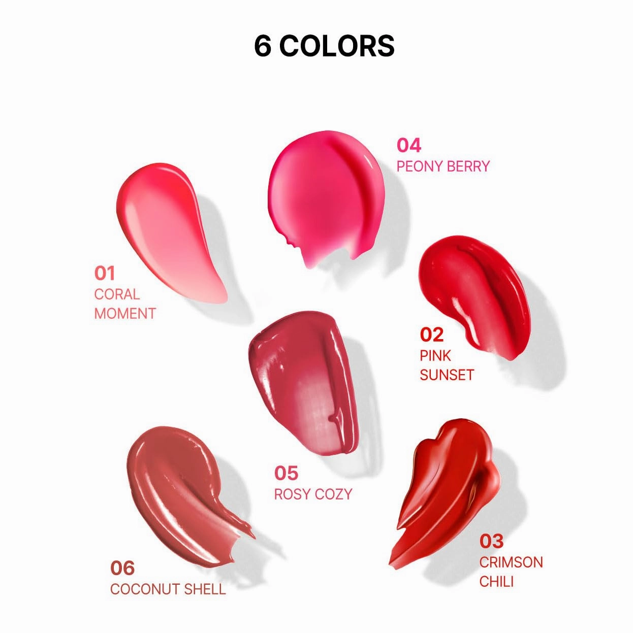 YNM Candy Gloss Balm (06 COCONUT SHELL, 3g) ( 9 colors) K-beauty, Tinted, Color Lipstick Balm, Glossy, Moisture, korean, Jelly lips, Non-Sticky and Long-lasting