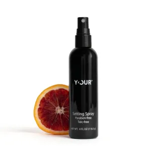Y’OUR Silk Makeup Setting Spray: Lightweight Hydrating Face Mist; Long-Lasting, Blurring, Natural Finish. Infused with Vitamin E & Minerals, Paraben-Free. Made in USA. 4 fl. oz (118.3g)