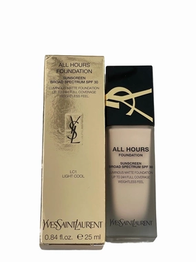 YSL All Hours Luminous Matte Foundation (LC1) Cream